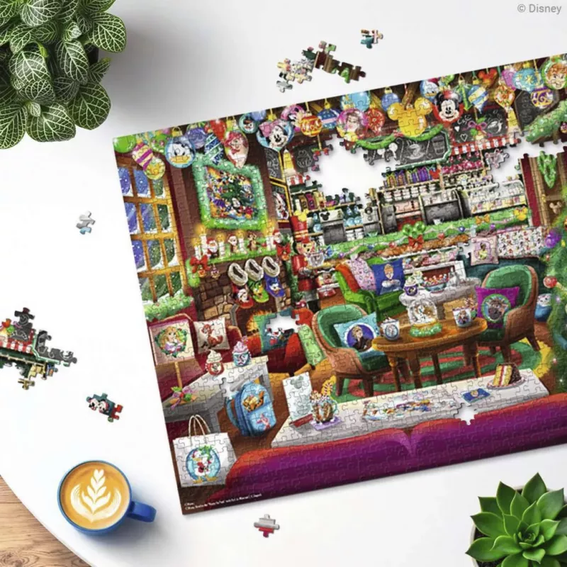 Ravensburger puzzle Disney Christmas Cafe (1000 pezzi)