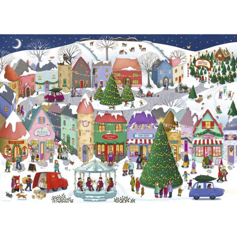 Ravensburger puzzle città di Natale incantata (1000 pezzi)