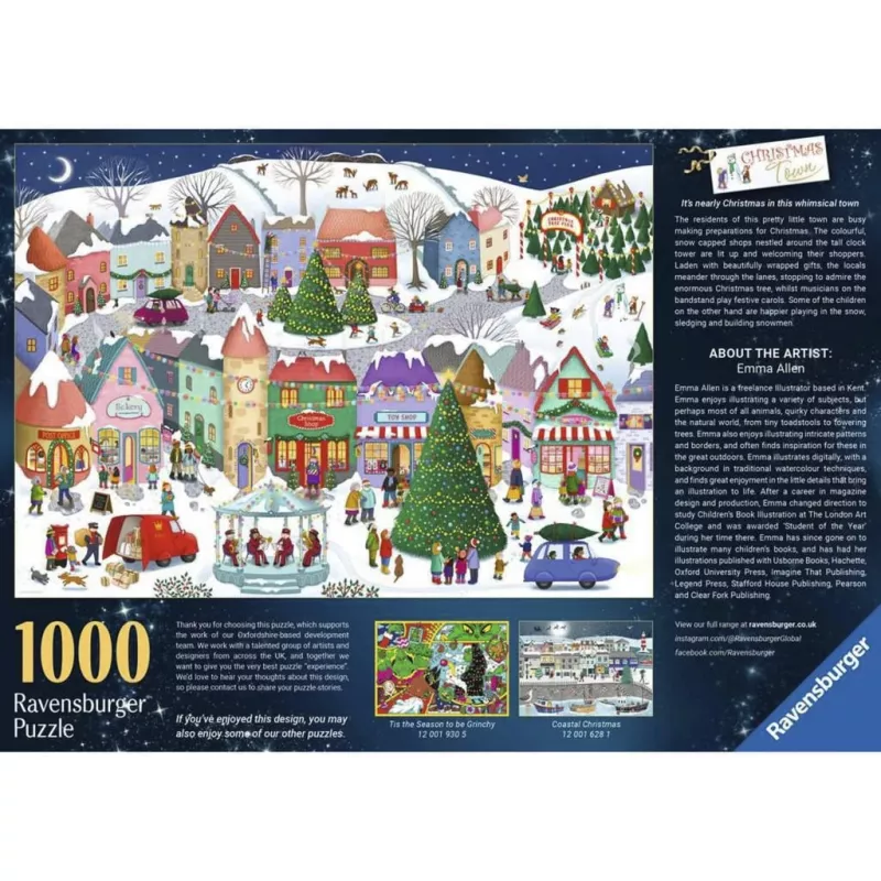 Ravensburger puzzle città di Natale incantata (1000 pezzi)