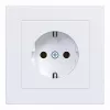 HAGER WAS1120WM presa SCHUKO con placca di copertura, morsetti senza viti, A.1, bianco luce opaco