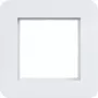 Hager WAD9100WG placca di copertura 1 modulo, serie C.8, bianco luce lucido