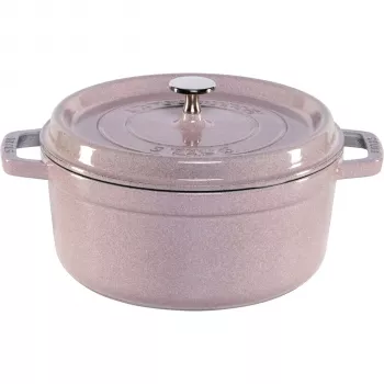 Staub La Cocotte 24cm cocotte rotonda in ghisa, ciliegio
