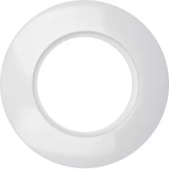Hager WTD3100WG placca di copertura 1 modulo, serie 1930, bianco polare lucido