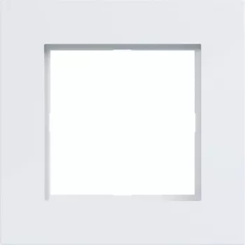 Hager WAD8100WG Cornice a 1 posto, A.8, Bianco chiaro, Lucido