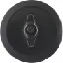Hager WTW1000BG Placca centrale con manopola, serie 1930, nero brillante