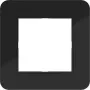 Hager WAD9100BG Cornice di copertura 1 modulo C.8, blu notte brillante