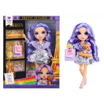 MGA Rainbow High Pretty in Paris Bambola moda - Violet Willow