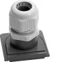 Hager Tehalit WNA701 Pressacavo M20x1.5 con controdado per contenitori W.1, grigio