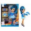 Rainbow High Pretty in Paris bambola moda - Skyler, completamente snodabile, 2 outfit, capelli blu, da 6 anni