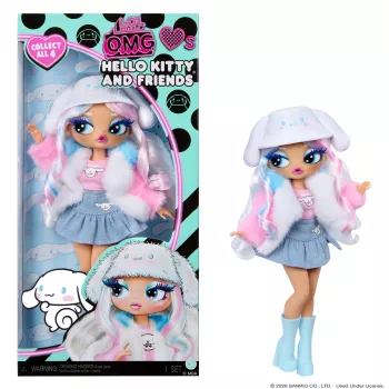 MGA L.O.L. Surprise O.M.G. Hello Kitty & Friends - Cinnamoroll bambola moda