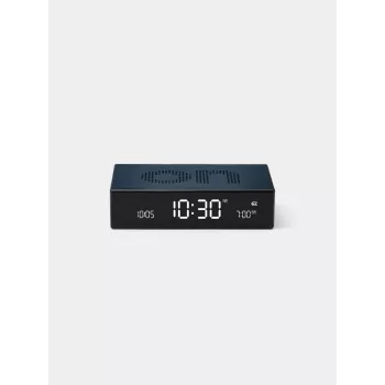 Lexon Flip Premium sveglia a doppia faccia blu LR152B