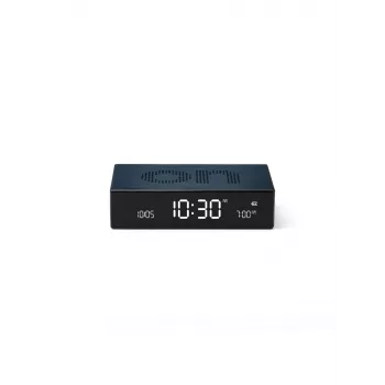 Lexon Flip Premium sveglia a doppia faccia blu LR152B