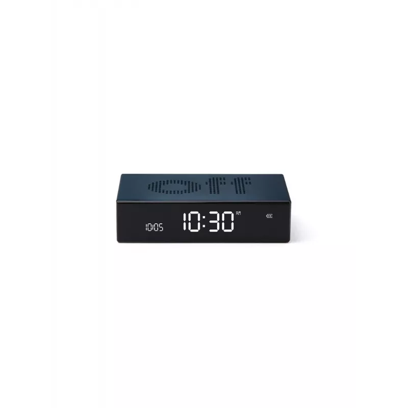 Lexon Flip Premium sveglia a doppia faccia blu LR152B