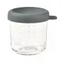 BEABA Vasetti di vetro per conservazione con coperchio ermetico 250 ml Mineral