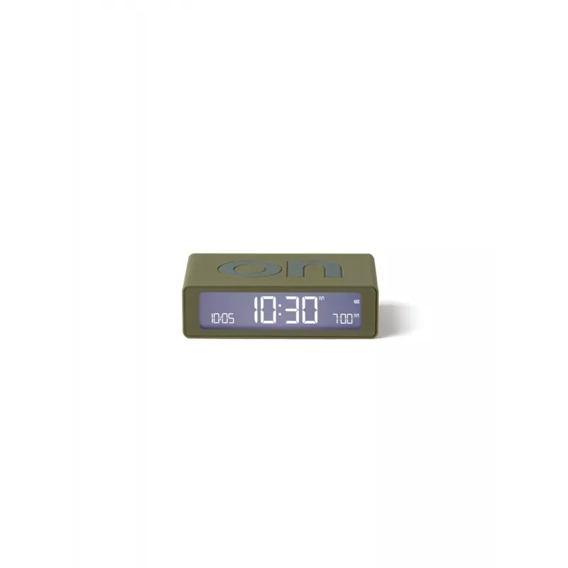 Lexon Flip Mini Sveglia Reversibile Khaki