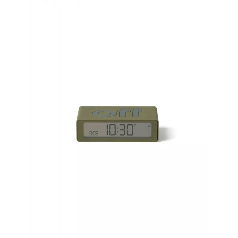 Lexon Flip Mini Sveglia Reversibile Khaki
