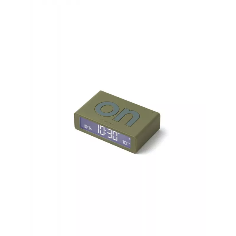 Lexon Flip Mini Sveglia Reversibile Khaki