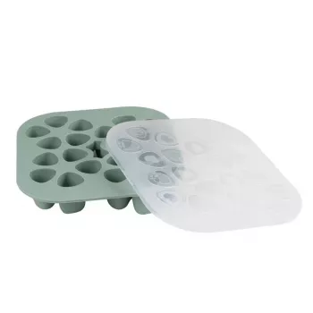 Beaba Multiportions Vassoio Congelatore 20 x 35 ml Silicone Verde Salvia