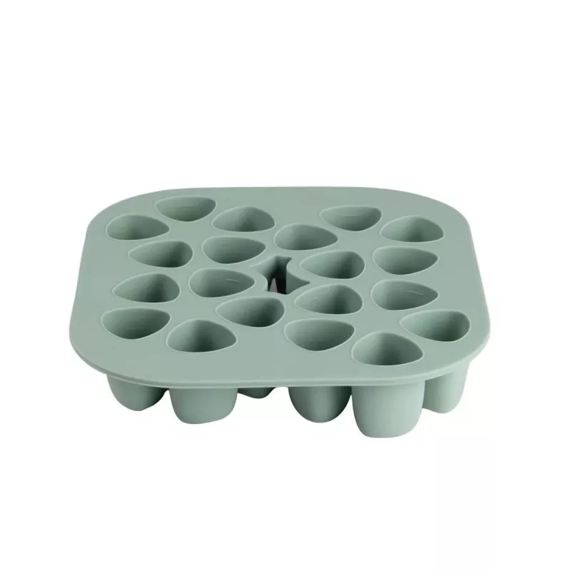 Beaba Multiportions Vassoio Congelatore 20 x 35 ml Silicone Verde Salvia