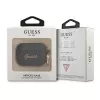 GUESS GUAPSSSK Custodia AirPods Pro Nero Silicone Vintage Script