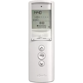 Somfy Telis 6 Chronis RTS Pure Telecomando Multicanale, Bianco