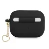 GUESS GUAPLSCHSK Custodia AirPods Pro Nero Silicone Charm Heart Collection
