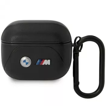 BMW BMA322PVTK Custodia AirPods 3a Generazione Nero Pelle Linea Curva