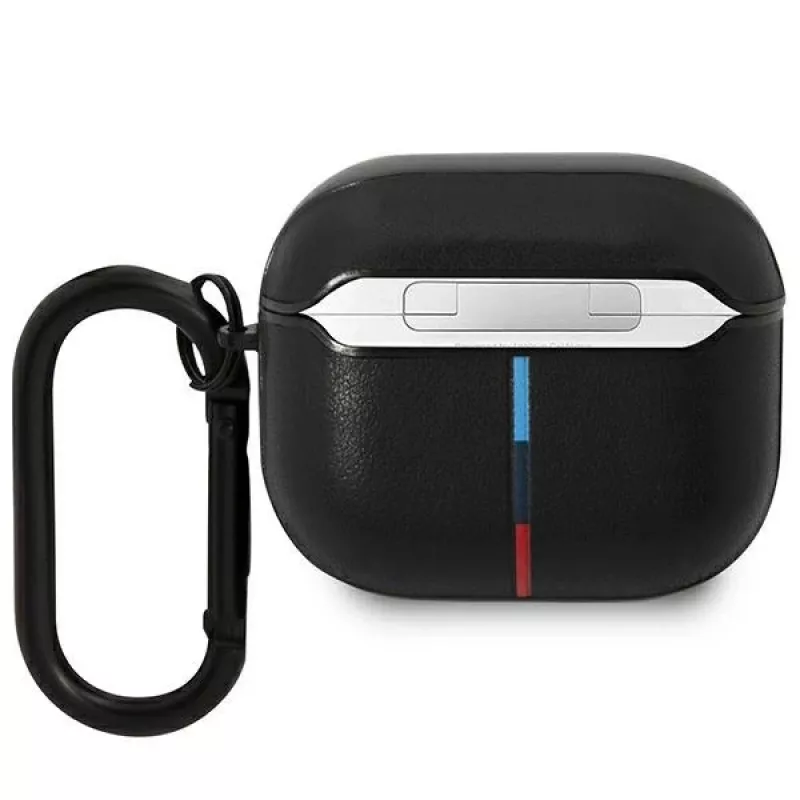 BMW BMA322PVTK Custodia AirPods 3a Generazione Nero Pelle Linea Curva