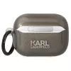 Karl Lagerfeld KLAPHNKCTGK Custodia AirPods Pro Glitter Karl & Choupette Nero