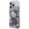 Hello Kitty HKHCP14XHDGPHT iPhone 14 Pro Max 6,7 Pollici Custodia Rigida Bianca IML Kitty On Bricks Graffiti
