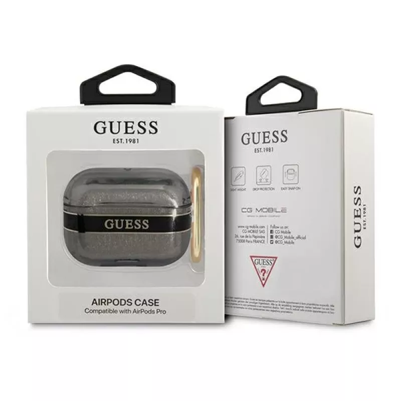 GUESS Strap Collection Custodia AirPods Pro - Nero