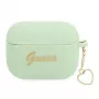 GUESS GUAPLSCHSN Custodia AirPods Pro Verde Silicone Charm Heart Collection