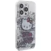 Hello Kitty HKHCP15LHDGPHT iPhone 15 Pro Custodia Rigida IML Kitty On Bricks Graffiti Bianca