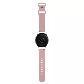 Bracciale universale in silicone Hello Kitty 22mm rosa con design testa Kitty