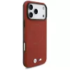 Custodia MagSafe BMW M FW Metal Logo per iPhone 17 Pro Max, Rossa