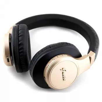 Cuffie Bluetooth over-ear GUESS GUBH604GEMK nere 4G Script