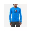 Baselayer tecnico Millet Trilogy Wool TS LS - Icon Blue, uomo M