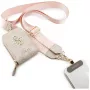 Tracolla universale per telefono GUESS 4G Metal Logo con piccola pochette - Rosa