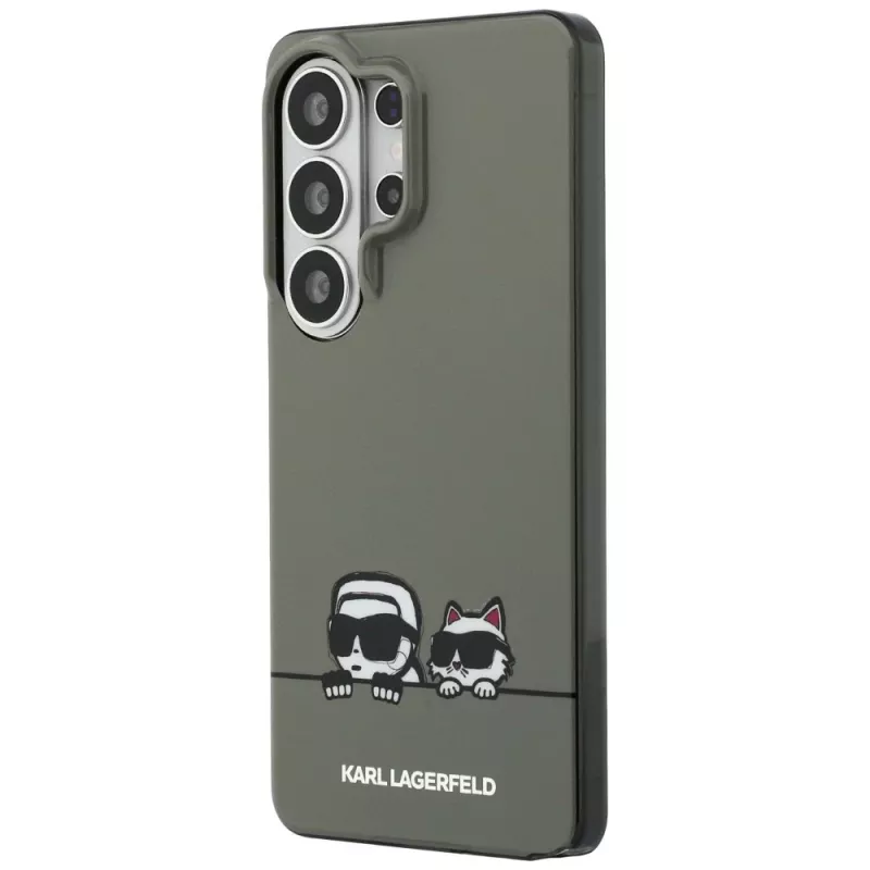 Custodia MagSafe Karl Lagerfeld Samsung Galaxy S26 Ultra IML Peekaboo Karl&Choupette verde