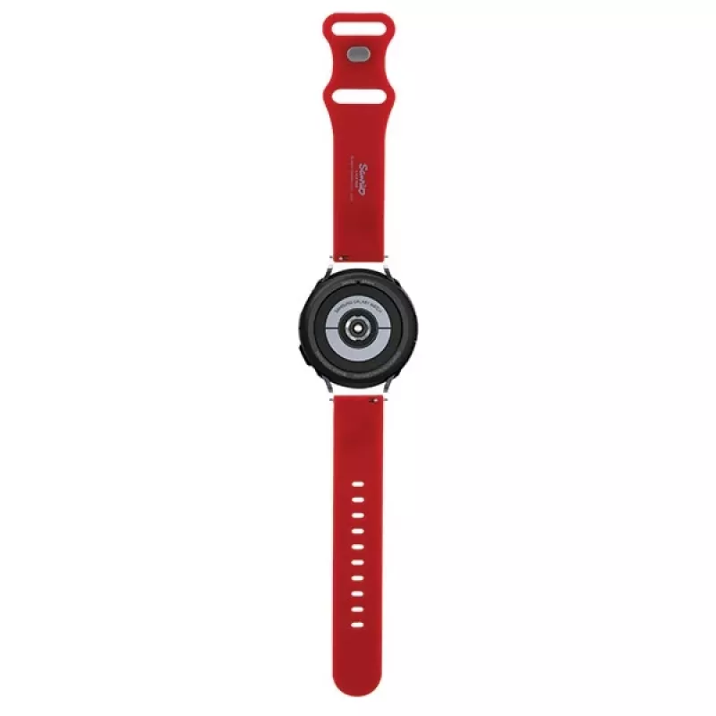 Bracciale universale in silicone Hello Kitty HKUWMSCHBLR testa Kitty rossa 20mm