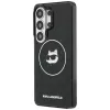 Custodia MagSafe Karl Lagerfeld IML Repeated Choupette per Samsung Galaxy S26 Ultra, Nera