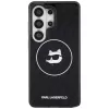 Custodia MagSafe Karl Lagerfeld IML Repeated Choupette per Samsung Galaxy S26 Ultra, Nera