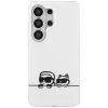Custodia MagSafe Karl Lagerfeld IML Peekaboo Karl & Choupette per Samsung Galaxy S26 Ultra - Trasparente