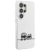Custodia MagSafe Karl Lagerfeld IML Peekaboo Karl & Choupette per Samsung Galaxy S26 Ultra - Trasparente