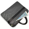 Borsa per laptop GUESS 4G Round & Classic Logos Stripe 16 pollici nera