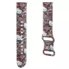 Bracciale universale in silicone Hello Kitty graffiti rosa 22mm
