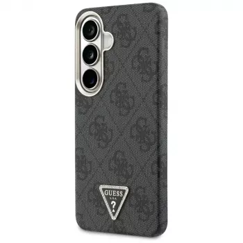 Custodia MagSafe Guess 4G Triangle Logo per Samsung Galaxy S26 - Nera
