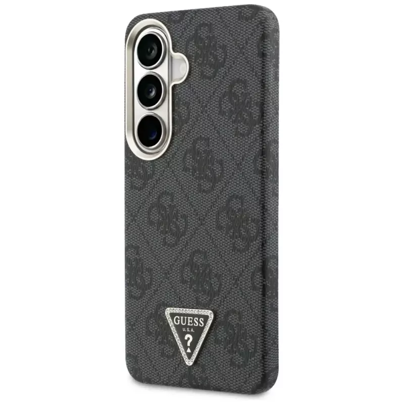 Custodia MagSafe Guess 4G Triangle Logo per Samsung Galaxy S26 - Nera