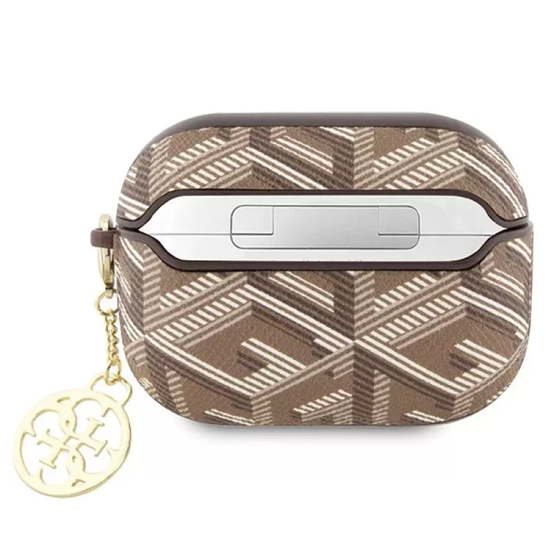 Custodia GUESS GUE003033 GCube Charm per AirPods Pro Marrone