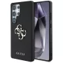 Custodia GUESS Grained Big 4G Logo Small Classic Logo per Samsung Galaxy S25 Ultra - Nero